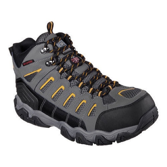 skechers work shoes mens waterproof